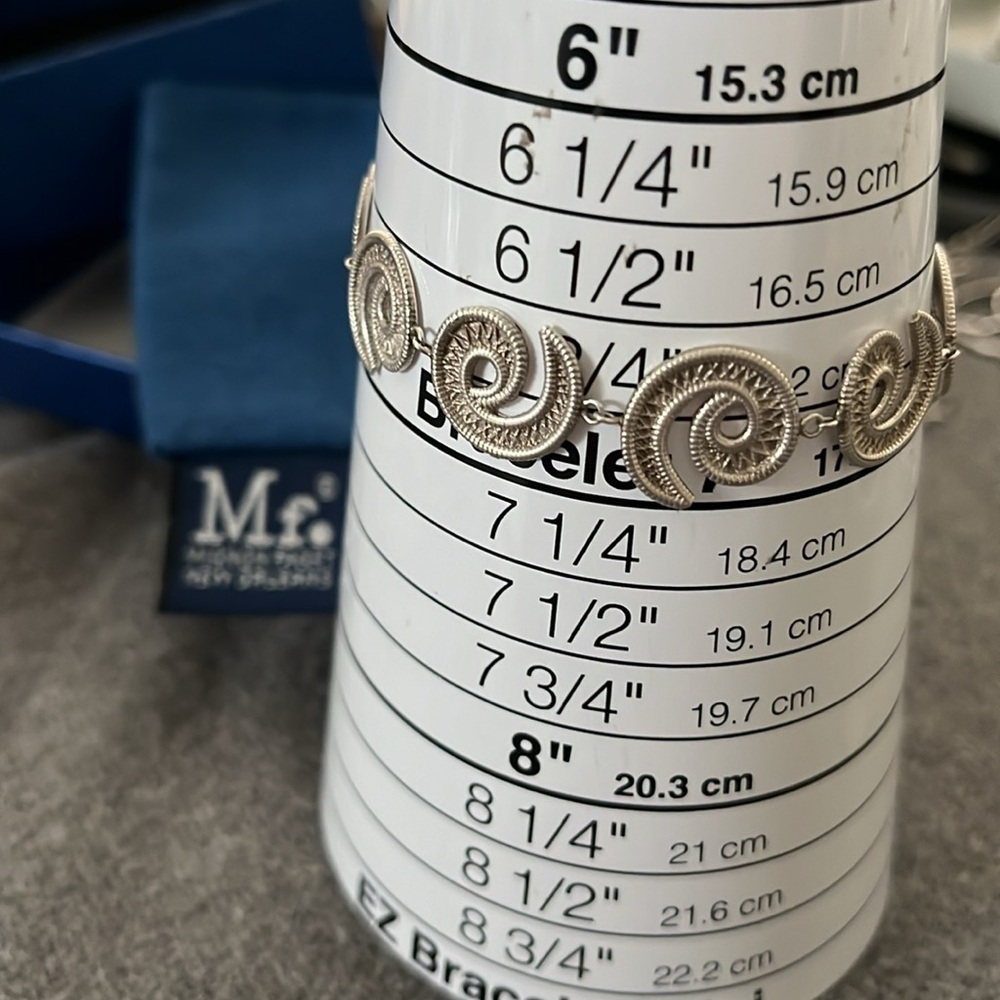 Mignon Faget Sterling Bracelet & Earrings Set - Picture 9 of 12